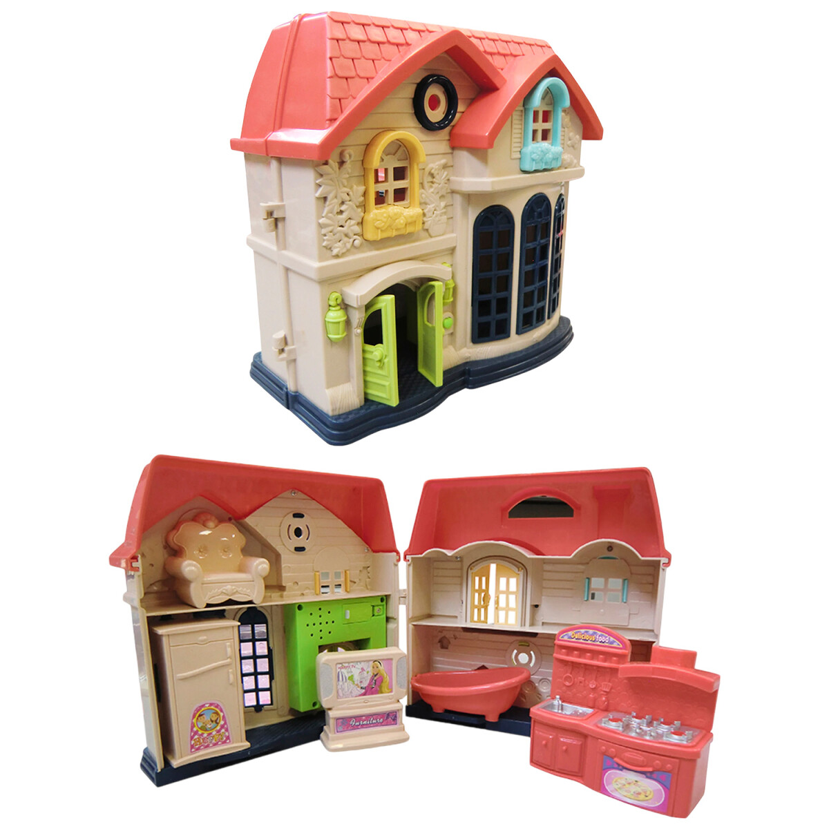 Casa de Muñecas Dream Home 5 Piezas 16x16cm 