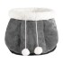 Cama Gato Nido Cuna Canasto Peluche Con Colchon 2 Pom Pom Cama Gato Nido Cuna Canasto Peluche Con Colchon 2 Pom Pom