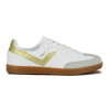Pony Calzado Lifestyle MoMA Unisex- blanco/dorado Blanco-Dorado