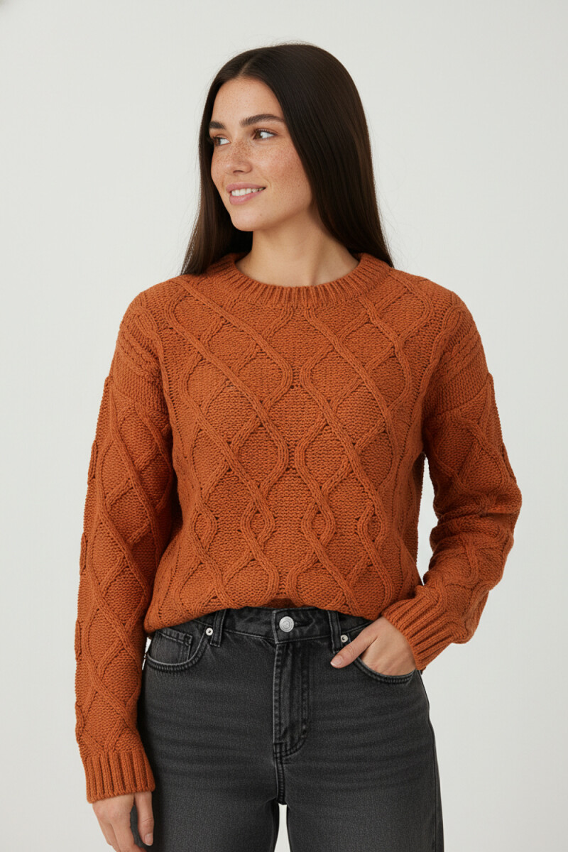 Sweater Loanina - Terracota 