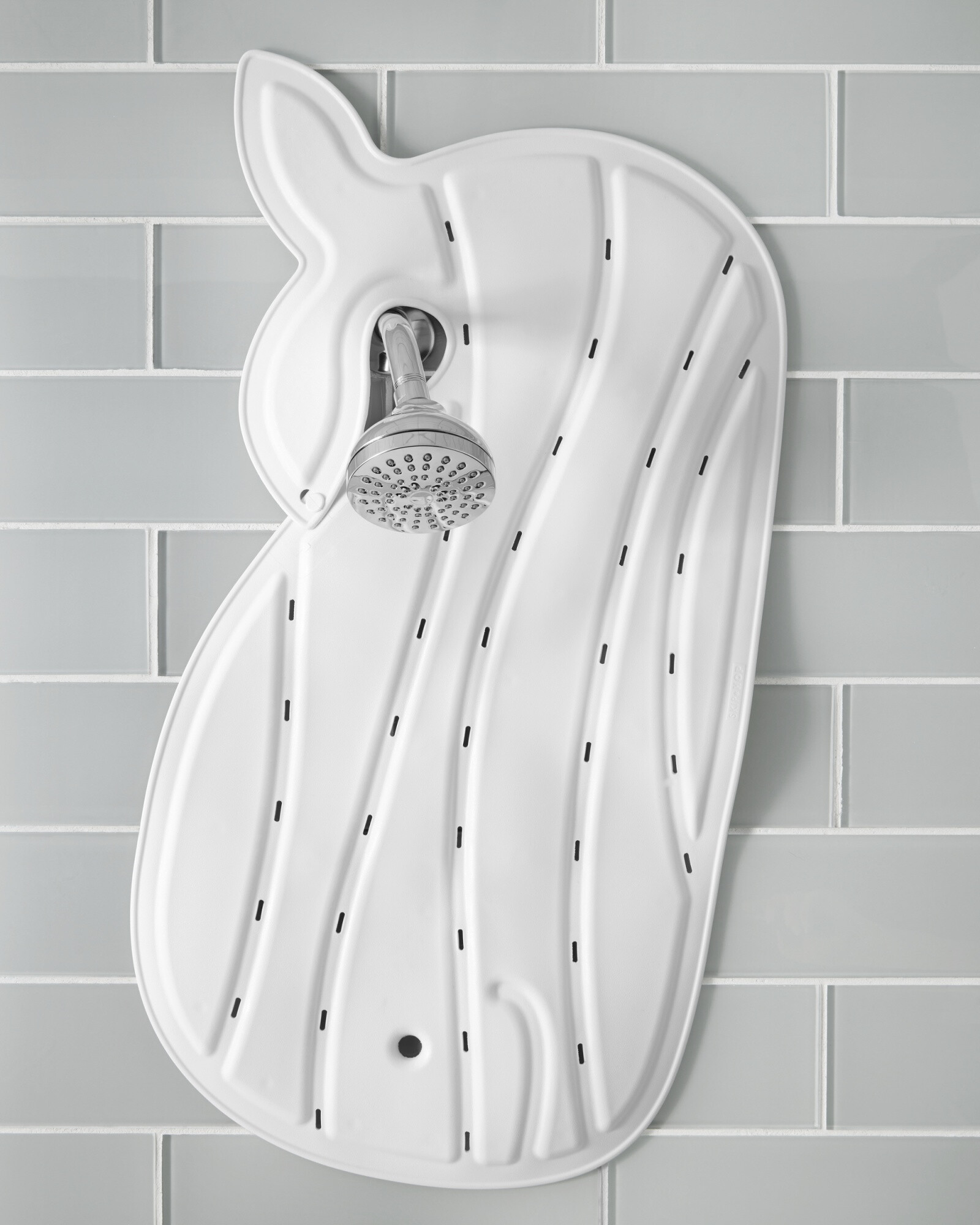 Alfombra antideslizante para baño, blanca Alfombra antideslizante para baño, blanca