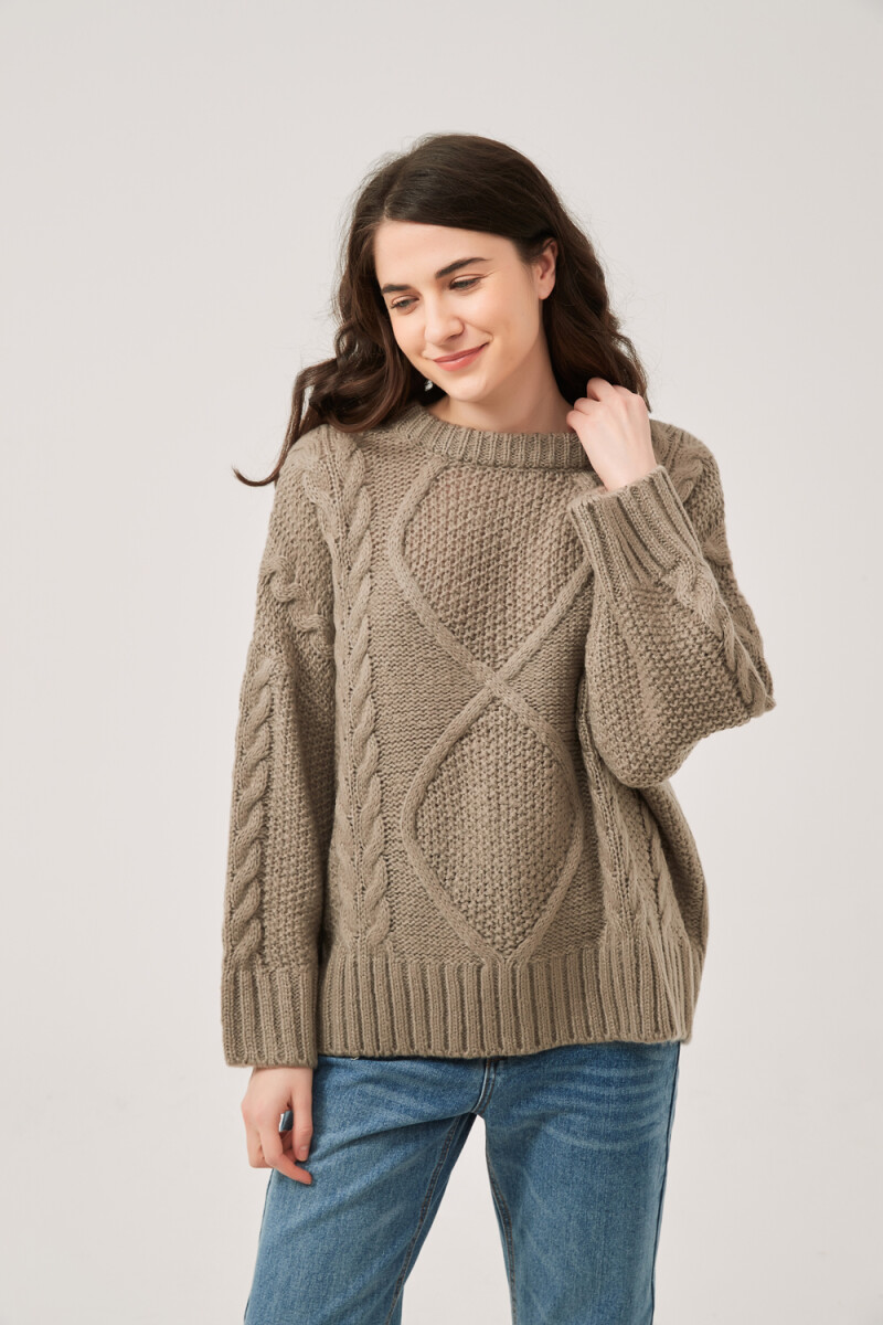 Sweater Barbete - Taupe / Mink / Vison 