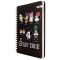 Cuaderno Mooving Premium 1/2 Oficio Mickey y sus Amigos Fondo Negro
