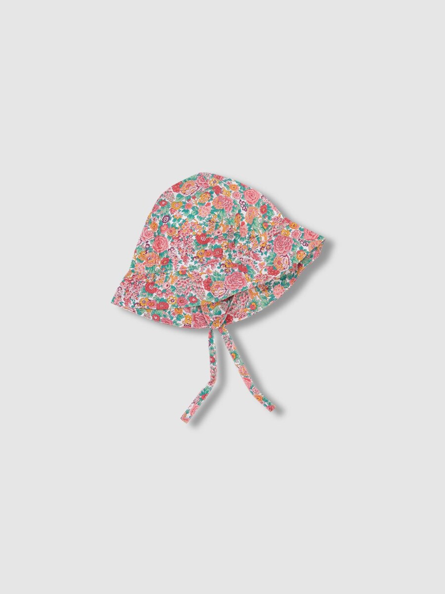 Gorro Flor Liberty Rosa