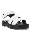 Sandalias de Niña MINI Miss Carol DRAGA con dos tiras Blanco
