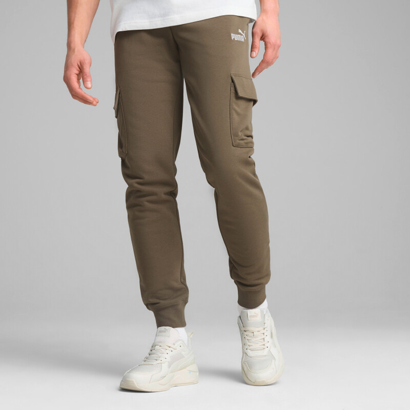 Pantalón Largo Ess No. 1 Logo Cargo Pants TR CL de Hombre Verde