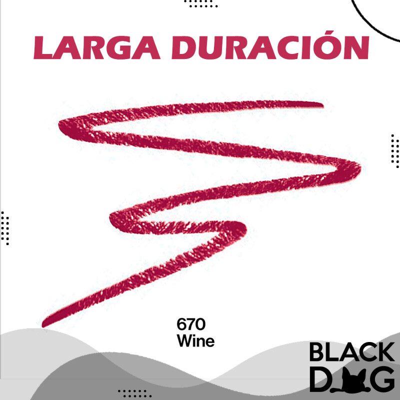 Delineador De Labios Revlon Colorstay Exuberante Y Duradero Wine 670