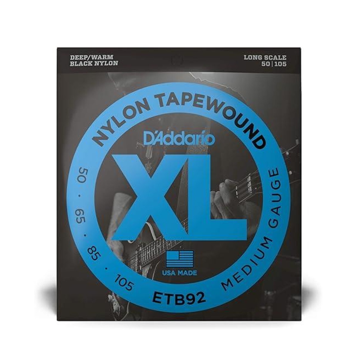 Encordado Bajo Daddario Etb92 Nylon Tapewound 050 