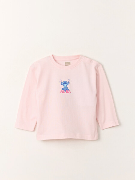 Remera Stitch Rosa