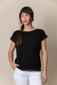 REMERA SIENNA Negro