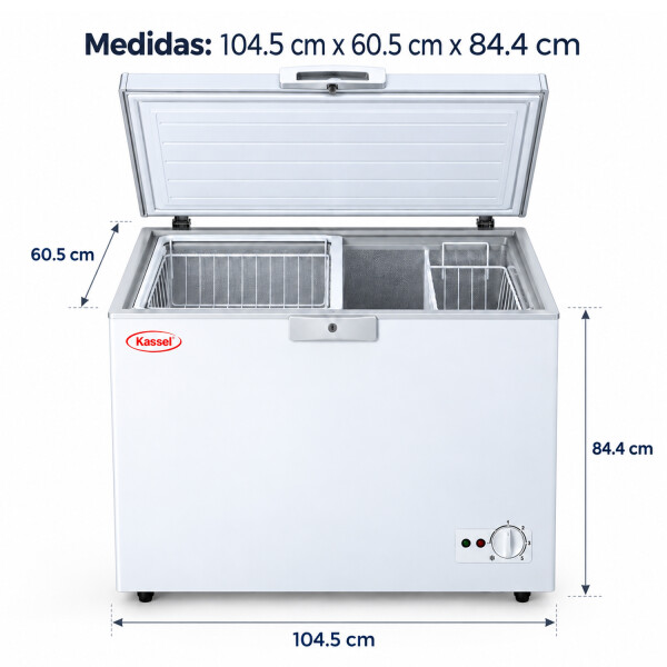 Freezer Horizontal 300 L Ks-fz300f FREEZER KASSEL 300L KS-FZ300F