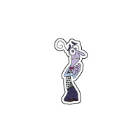 Jibbitz™ Charm Intensamente Miedo Multicolor