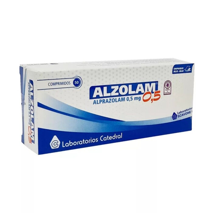 ALZOLAM 0,5 MG CJ X 50 COMP. única