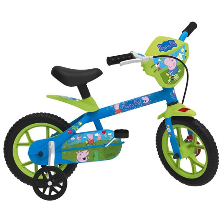 Bicicleta Rod 12 Peppa Pig C/Silla De Muñeca Y Ruedas George