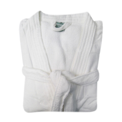 Bata de baño Dohler Velour Variedad de Talles y Colores BLANCO