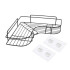 Organizador de Baño Esquinero Adhesivo Repisa de Ducha Set x2 IMBACK Color Negro Organizador de Baño Esquinero Adhesivo Repisa de Ducha Set x2 IMBACK Color Negro