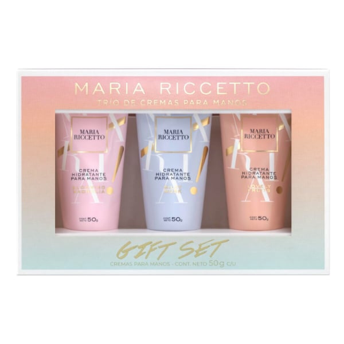 Pack crema de manos María Riccetto x3 unidades 