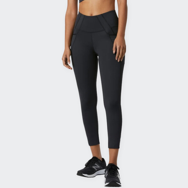 Calza New Balance Shape Shield 7/8 Negro