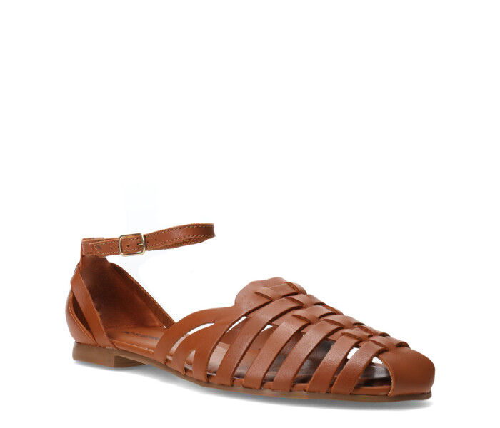 Zapatos de Mujer Bottero Tiras Marrón Caramelo