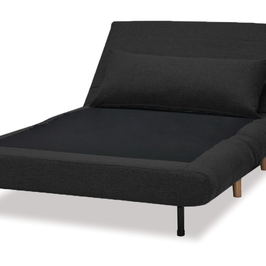 Sillón Cama Individual UNO Negro EN EXHIBICIÓN | SIN CAMBIO