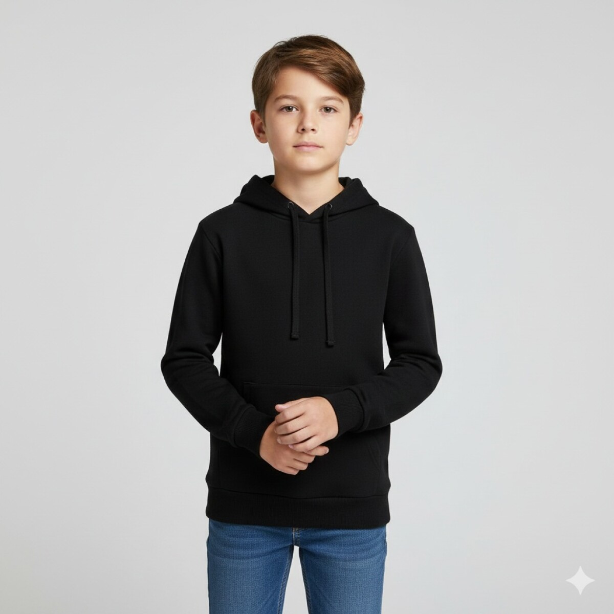 Buzo Canguro C/Capucha Meta Niños - 002 