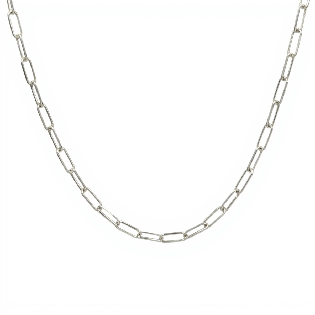 Cadena Force eslabón largo-Plata 925-Sin Piedra-CD3065 - sinpiedra 