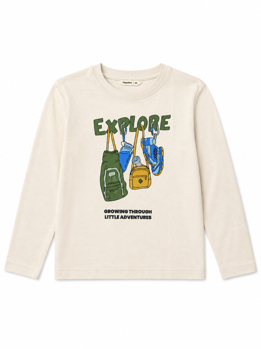 REMERA SPORT - BEIGE 