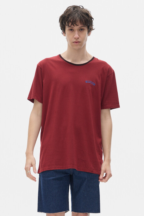 T-shirt Atenos Bordeaux