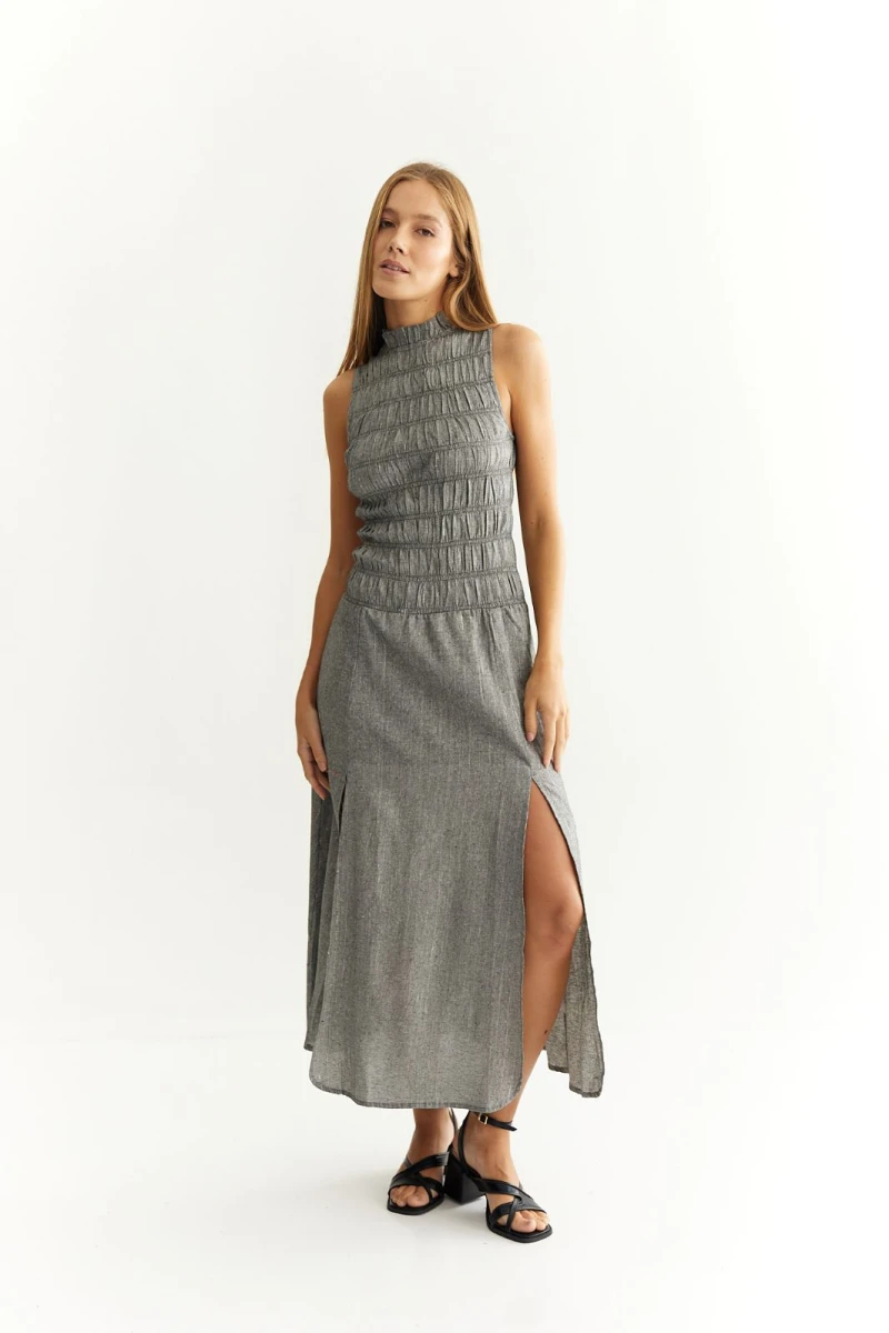 Vestido Zenaida gris s