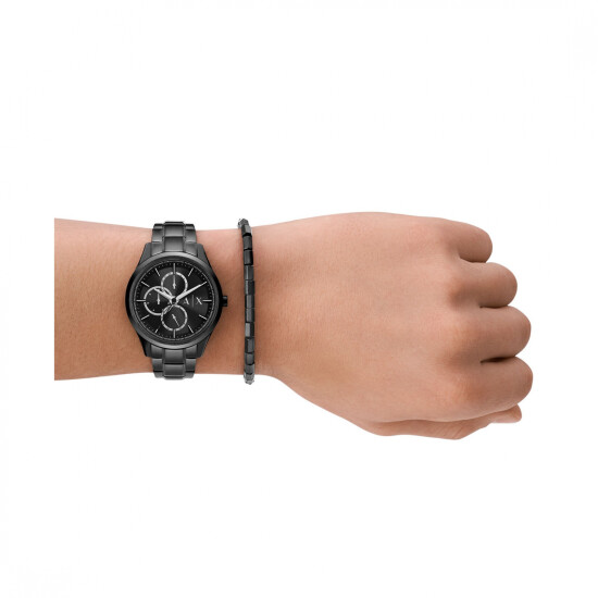 Reloj ARMANI EXCHANGE DANTE Acero Negro Esfera 42mm 0