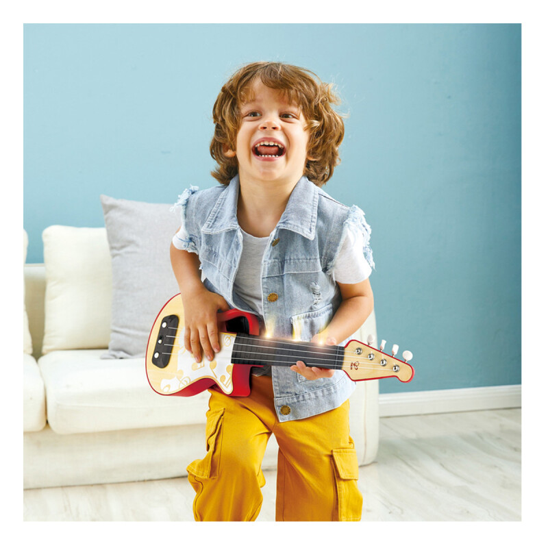 Ukelele con Luces Hape Rojo