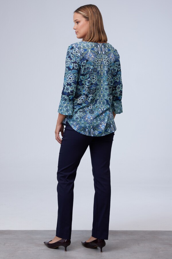 Blusa Print MULTI/VERDE