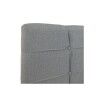 Respaldo 1 Plaza 1/2 Madera y Tela - London Gris