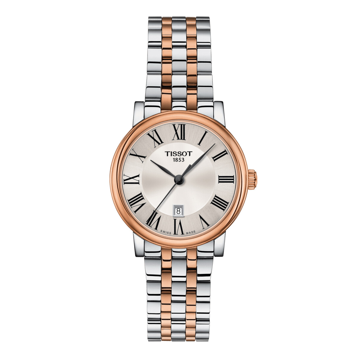 Reloj Tissot Carson Premium Lady Acero y PVD Rosa 