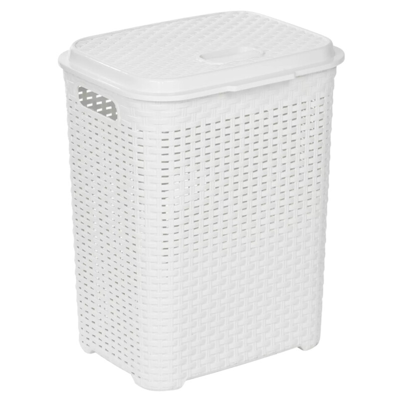 Cesto para ropa 45 lts BLANCO