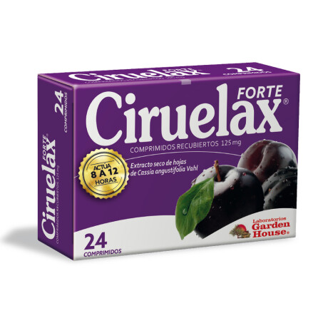 Ciruelax Forte 125mg 24 Comprimidos Ciruelax Forte 125mg 24 Comprimidos