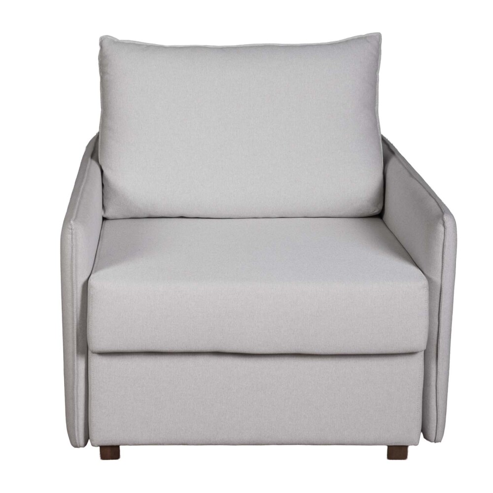 SOFÁ CAMA 1 CUERPO TELA GRIS LUCCA