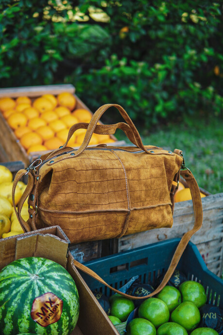 Bolso Mini Rodeo Óxido Gamuza