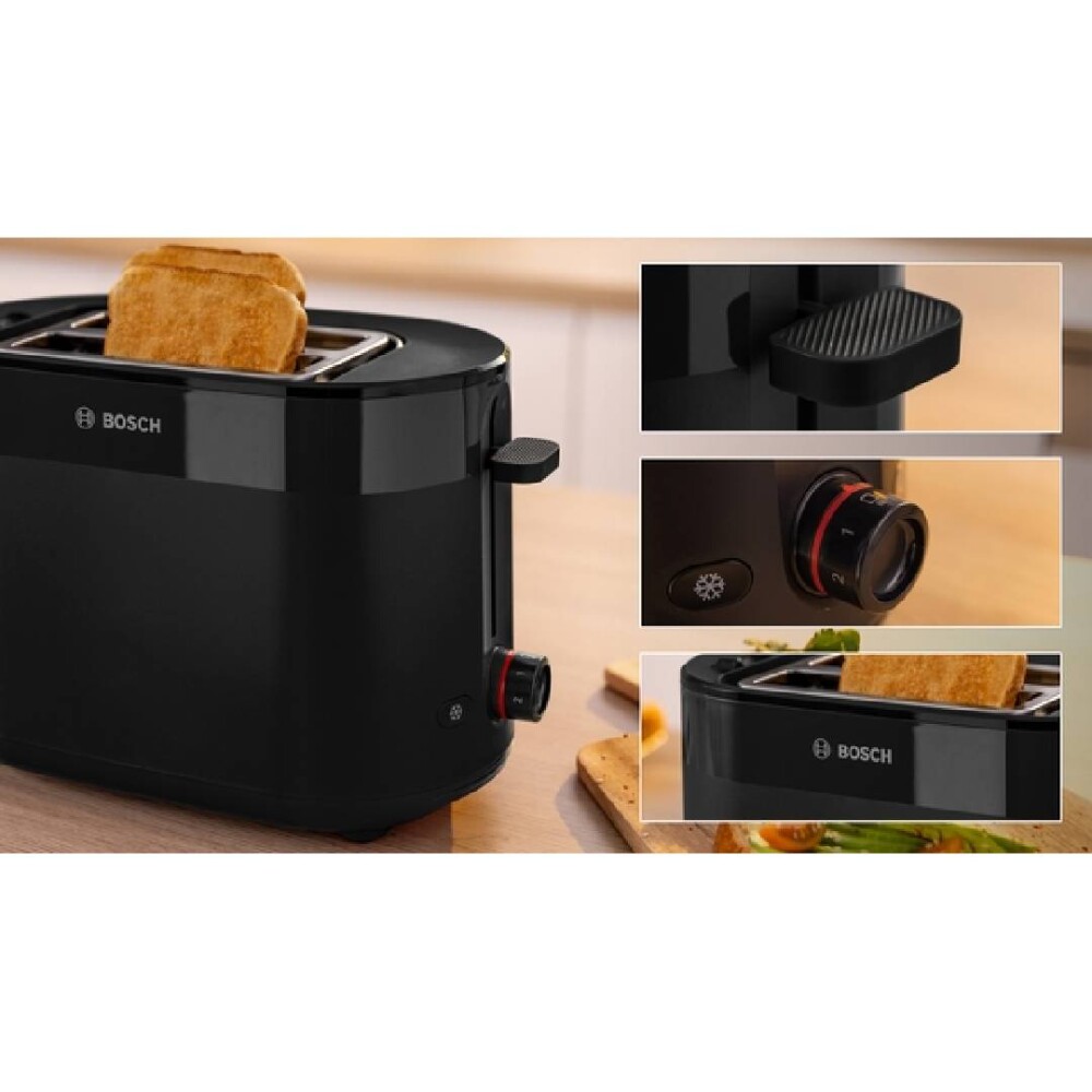Tostadora Bosch TAT2M123 MyMoment Negro Tostadora Bosch TAT2M123 MyMoment Negro