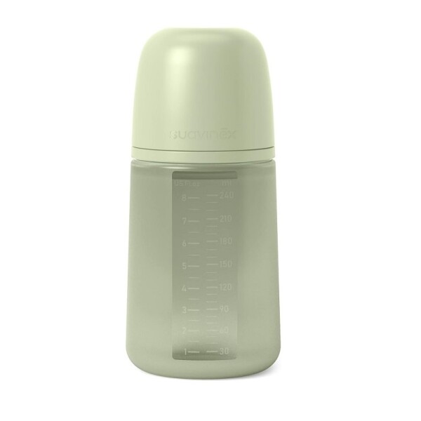 Biberón Silicona Fisiológico Suavinex Essence 240ml Verde
