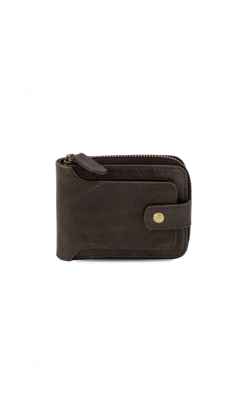 BILLETERA CUERO LORCA CHOCOLATE