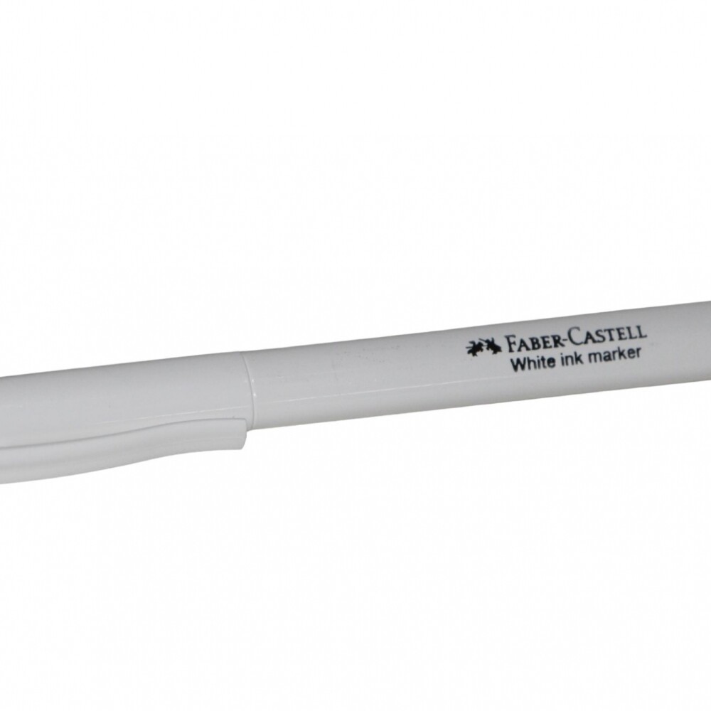 MARCADOR PERMANENTE COLOR BLANCO FABER CASTELL MARCADOR PERMANENTE COLOR BLANCO FABER CASTELL