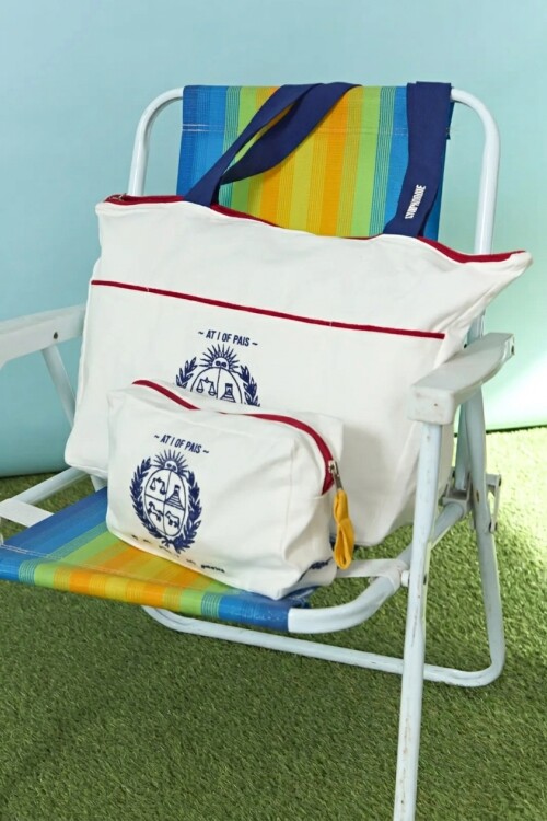 Estuche bordado Yorugua crudo