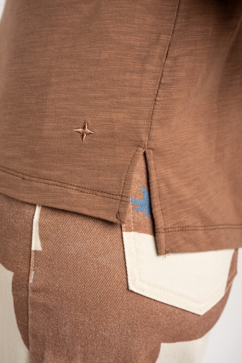 Remera Algodón Falame Mocha