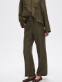 Pantalon Remina Verde Oliva Oscuro