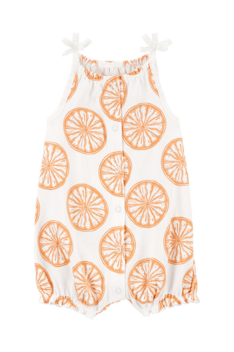 Monito bombachudo de algodón, diseño naranjas Sin color