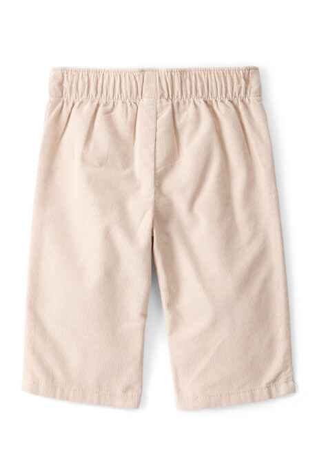 Pantalón de pana, khaki Sin color