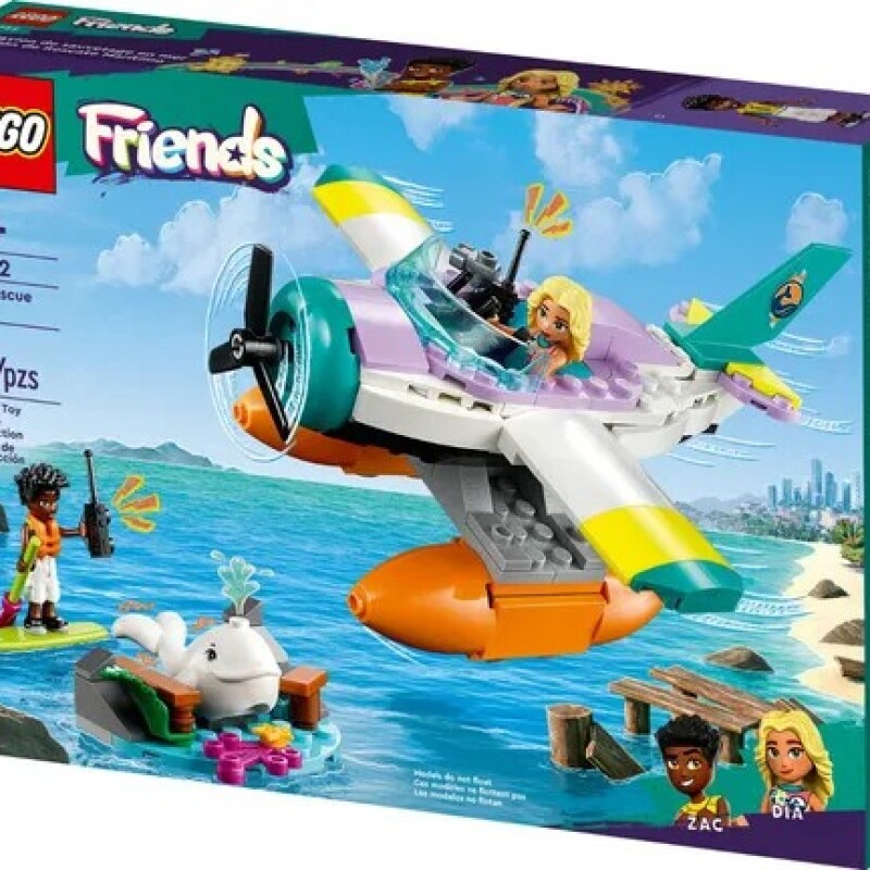 Kit Lego Friends Avión De Rescate Marítimo 203 Pz Kit Lego Friends Avión De Rescate Marítimo 203 Pz