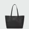 Longchamp -Cartera de cuero con gran capacidad, Le foulonné Negro