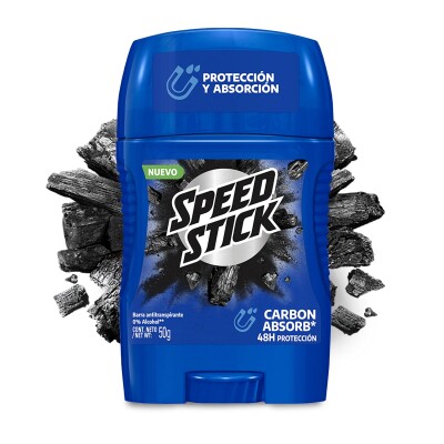 Desodorante En Barra Speed Stick Carbon Absorb Man 45 Grs. Desodorante En Barra Speed Stick Carbon Absorb Man 45 Grs.